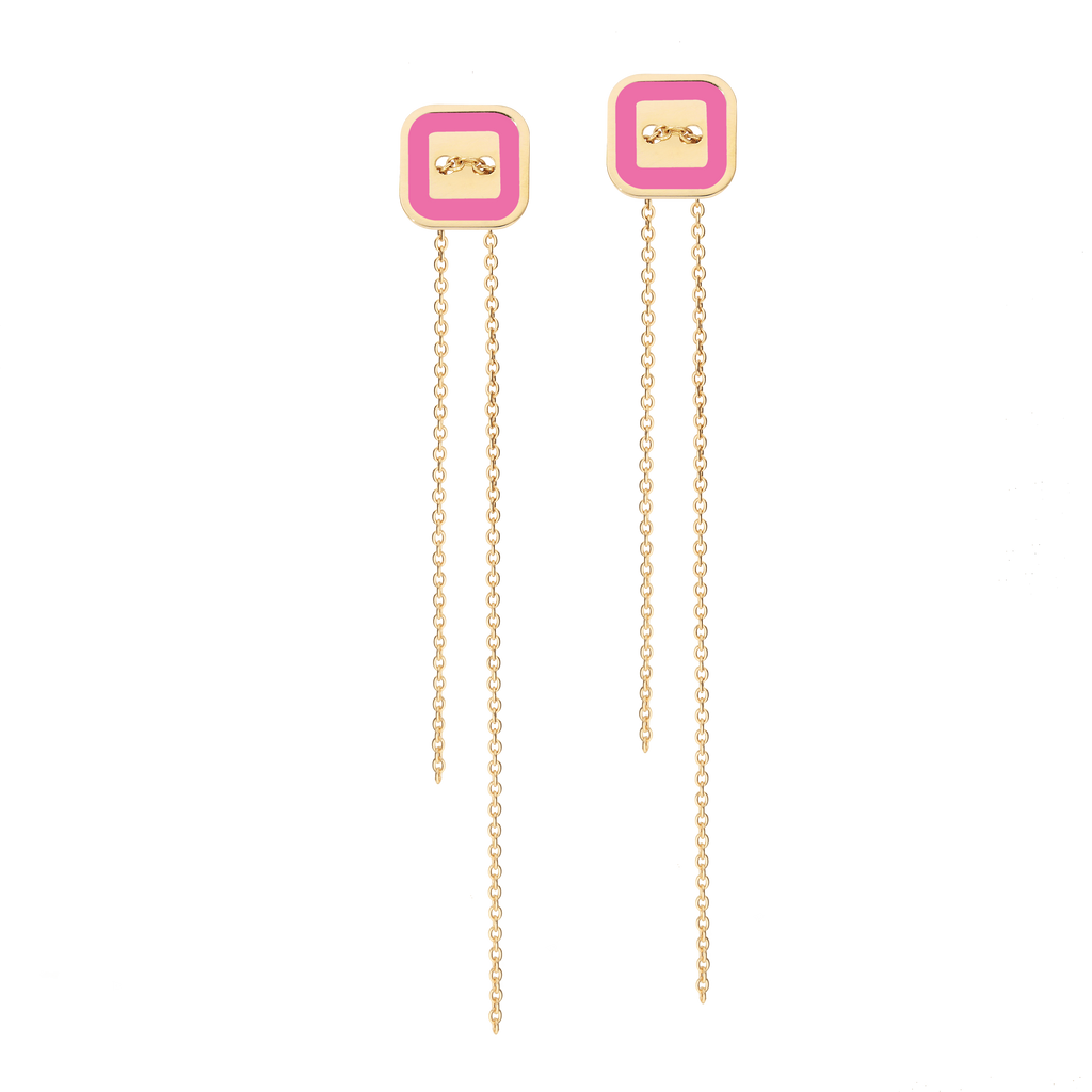 Boucles QUADRO - Rosa bubble