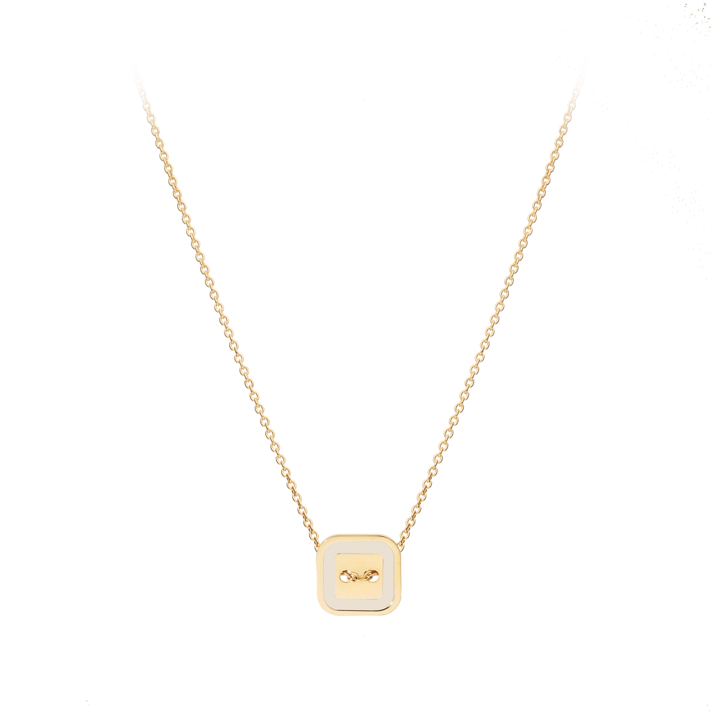 Collier QUADRO - Avorio