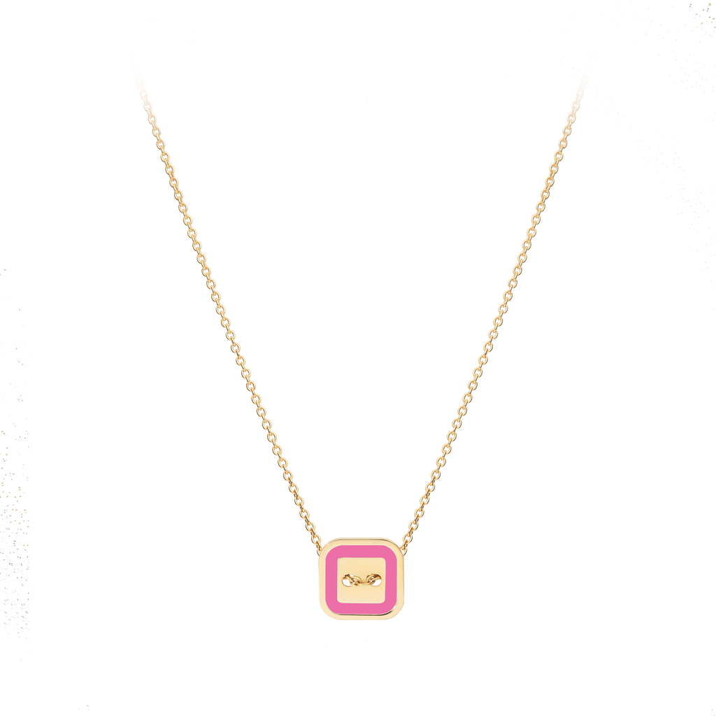 Collier QUADRO - Rosa bubble